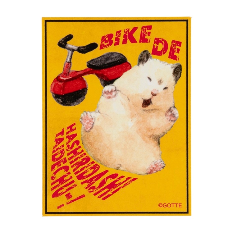 『助六の日常』ちょっぴりワルになりたいでちゅ！　スマホに貼れるサイズのステッカー　バイクで走り出したいでちゅー！