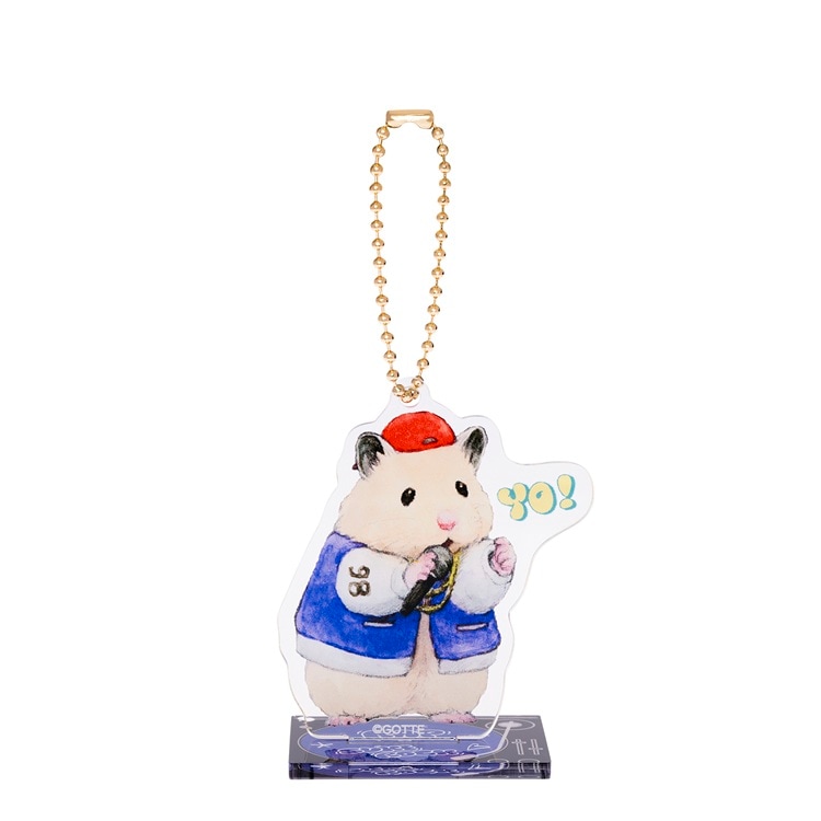 『助六の日常』ちょっぴりワルになりたいでちゅ！　アクスタにもなるアクリルキーホルダー　YO！ラッパーな助六