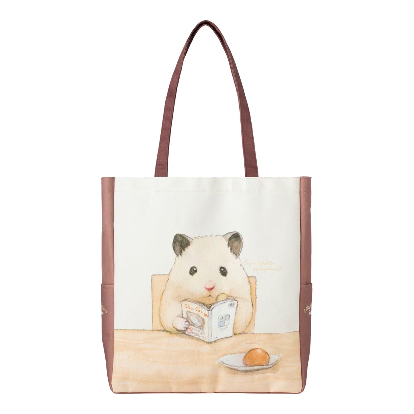 『助六の日常』大きめスクエアトートバッグ　お料理教室いってみようかな？