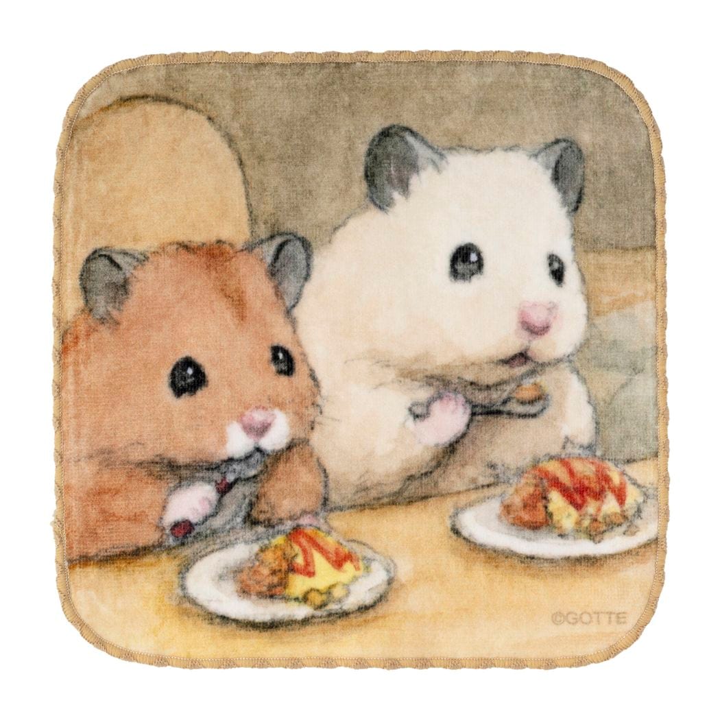 『助六の日常』2色メロウハンドタオル　オムライス