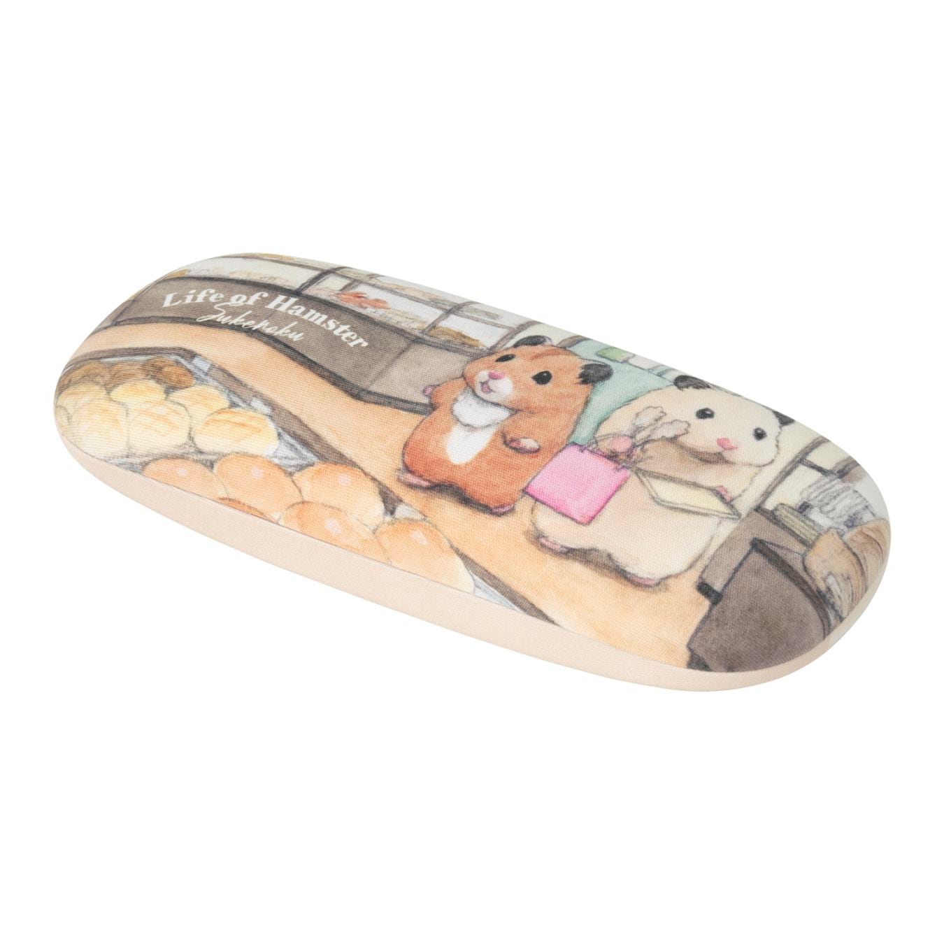 『助六の日常』メガネケース&マルチクロスセット　パン屋さん