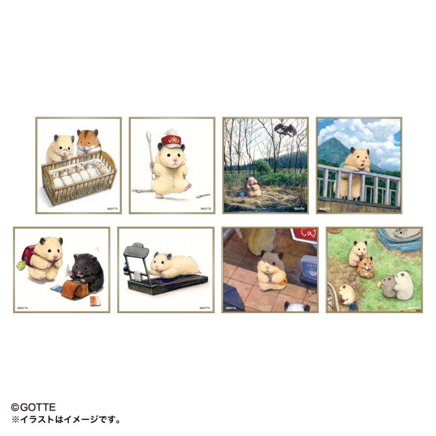 『助六の日常』トレーディングミニ色紙【ブラインド 全8種】