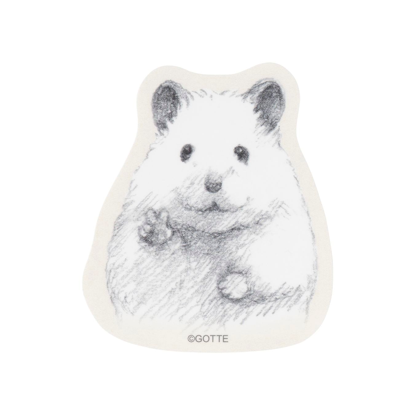 『助六の日常』スマホに貼れるサイズのマットステッカー　ぴーちゅ