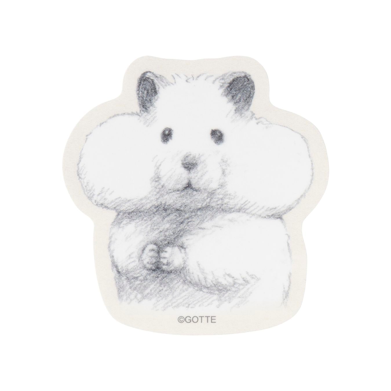 『助六の日常』スマホに貼れるサイズのマットステッカー　ほっぺぷっくり