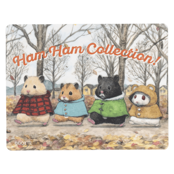 『助六の日常』スマホに貼れるサイズのマットステッカー　Ham Ham Collection！みんな
