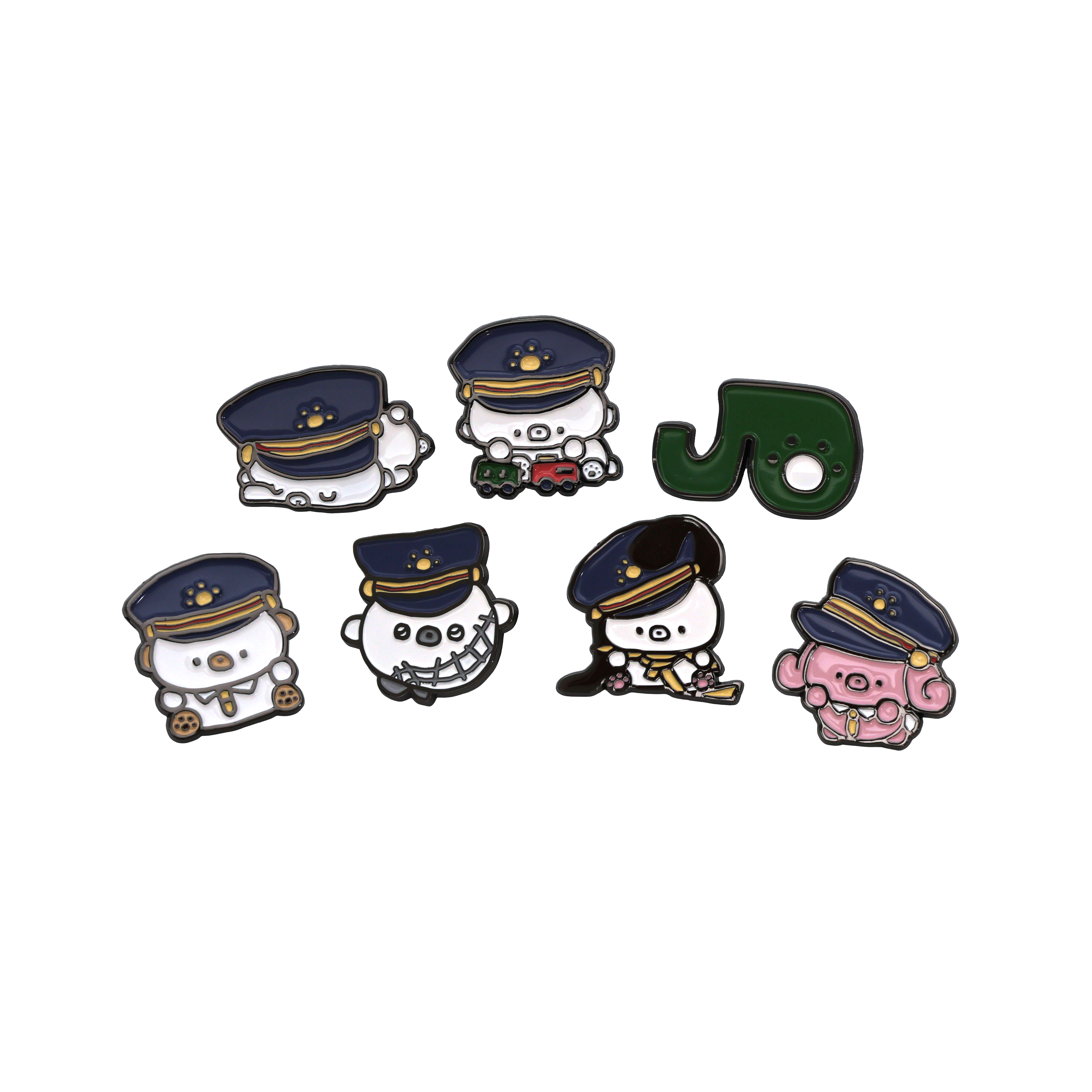 【トレーディング】えきちょ じょせまるたち　おしごと　ぴんばち（全７種）【受注/2026年6月中旬以降発送予定/到着日時指定不可】