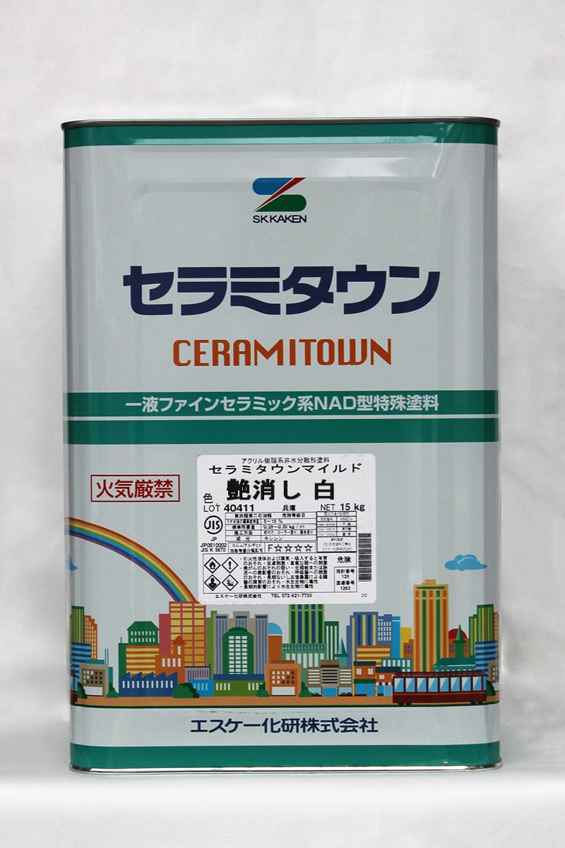 Amazon.co.jp: セラミタウンマイルド艶消 （IN-025） 15Kg : DIY