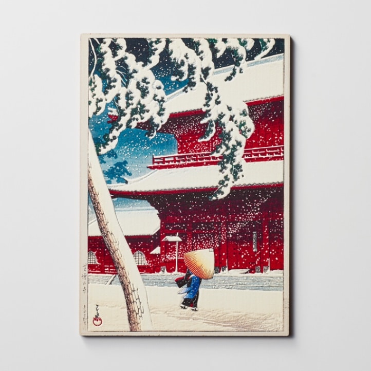 ウッドポストカード 川瀬巴水 西伊豆木負 | ウッドポストカード | 未来