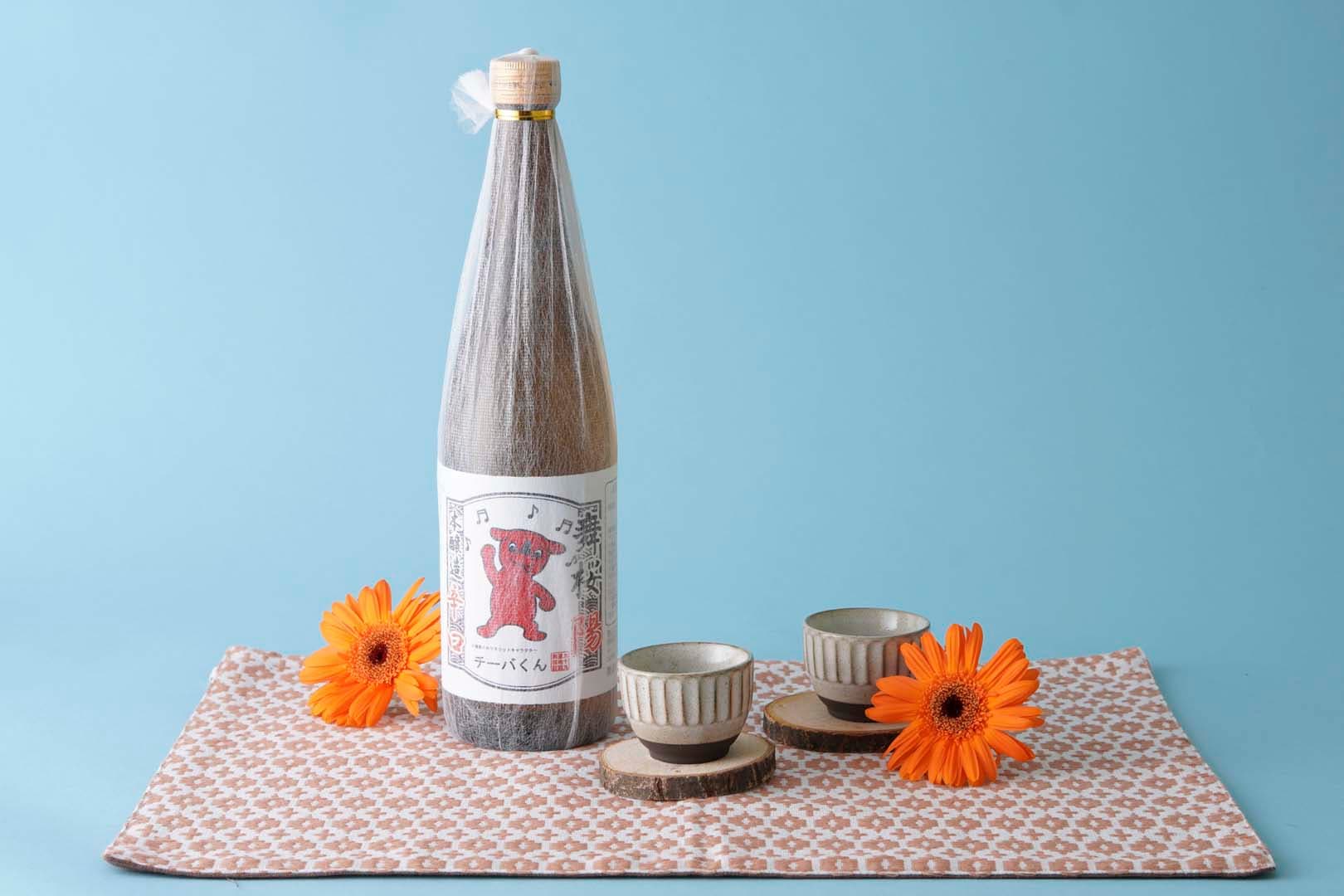 【守屋酒造】舞桜　辛口本醸造「チーバくん」　720ml