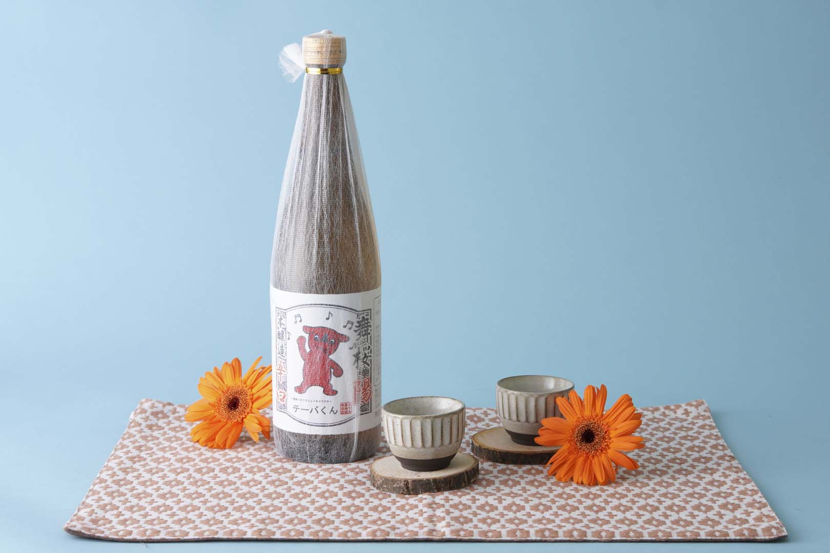 【守屋酒造】舞桜　辛口本醸造「チーバくん」　1800ml