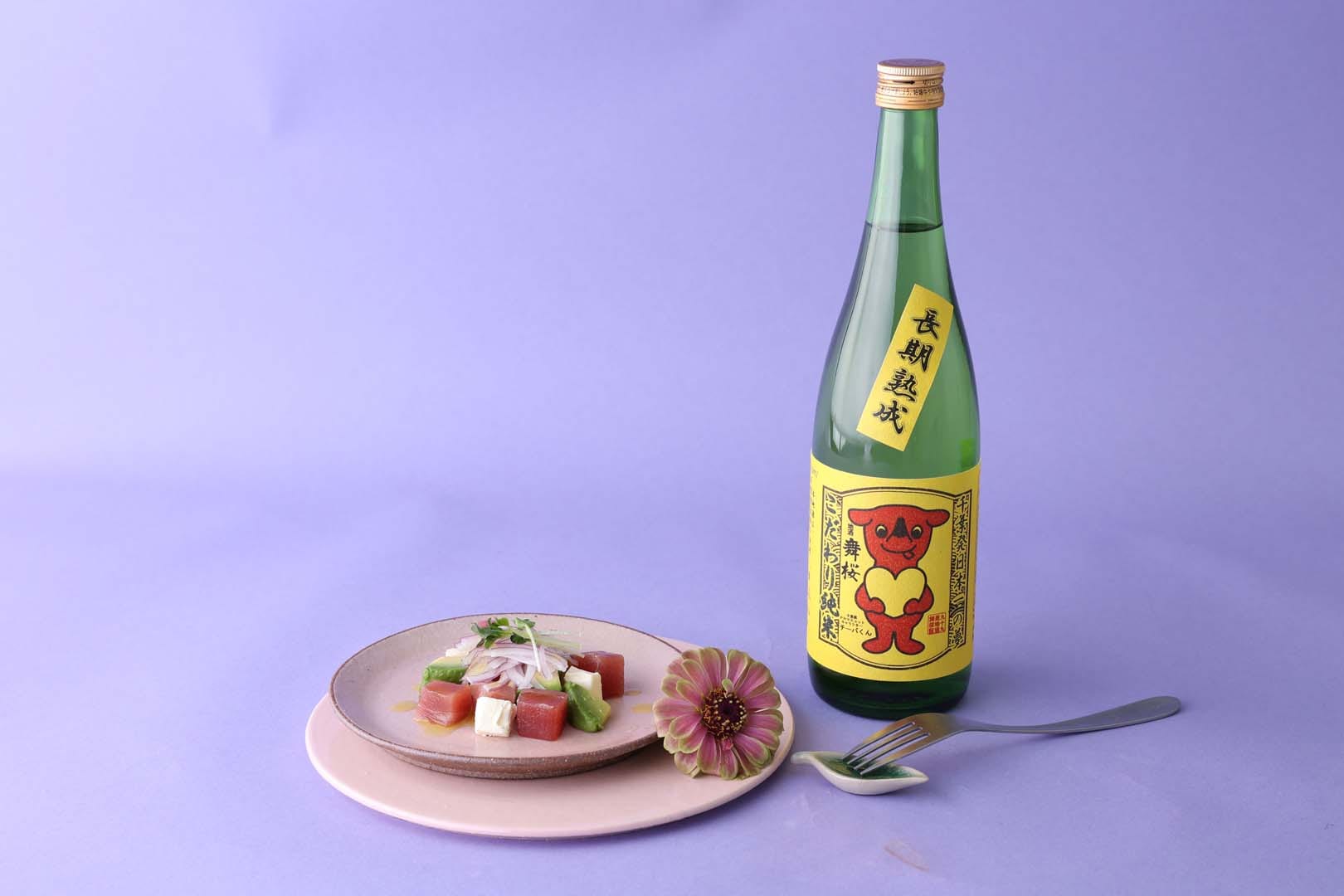 【守屋酒造】舞桜 こだわり純米「チーバくん」 1800ml