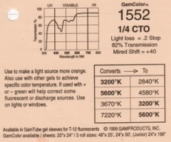 CineFilters - 1552��1/4 CTO
