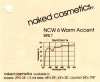 NakedCosmetics - NCW 6 Warm Accent