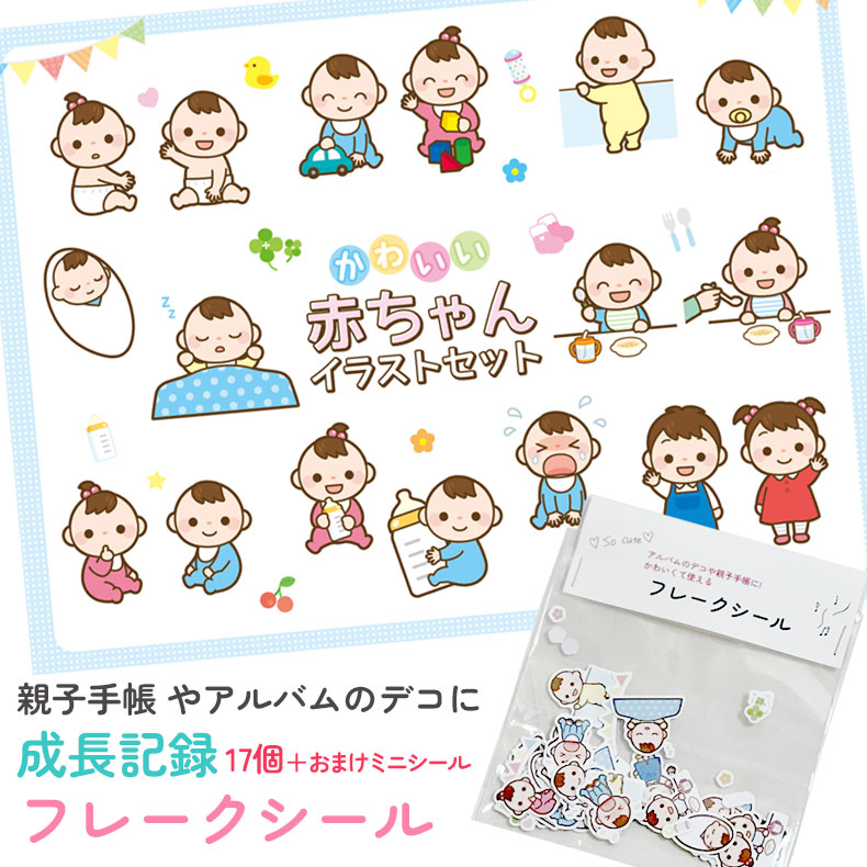 子供のイラストをステッカーに出来ます