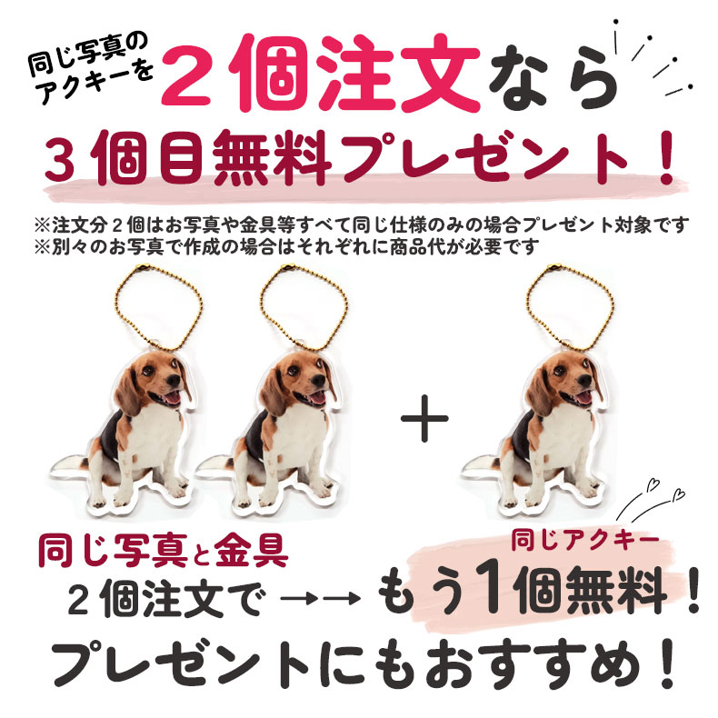 3個目無料 マイペットキーホルダー 7cm オリジナル アクリルキーホルダー ペット アクキー 犬 猫 ネコ うさぎ ハムスター プレゼント フォトキーホルダー うちの子 うちのこ オリジナル オーダー オーダーメイド ペット 犬 猫 動物 子ども 赤ちゃん 家族 プレゼント