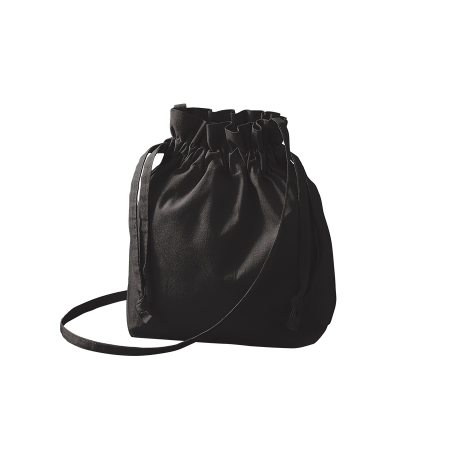 バッグ bag フェアトレード コットン ポーチ 巾着 ショルダーバッグ ナチュラル ブラック ペット プリント 動物  ppl-tr-1300 写真 プレゼント うちの子