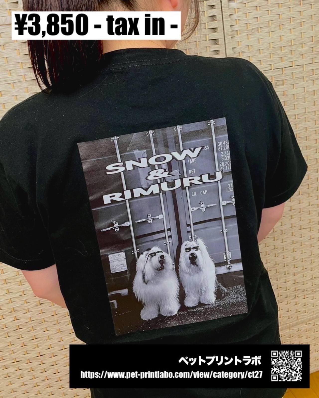SNOW&RIMURU 限定オリジナル Tシャツ no.1