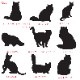 名入れ メール便送料無料 バッグ トートバッグ シルエット 犬猫全90種 お散歩バッグ 軽量 犬 猫 ペット キャンバス ランチバッグ お買い物バッグ プレゼント うちの子 うちのこ オリジナル オーダー オーダーメイド ペット 犬 猫 動物 子ども 赤ちゃん 家族 プレゼント