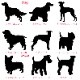 名入れ メール便送料無料 バッグ トートバッグ シルエット 犬猫全90種 お散歩バッグ 軽量 犬 猫 ペット キャンバス ランチバッグ お買い物バッグ プレゼント うちの子 うちのこ オリジナル オーダー オーダーメイド ペット 犬 猫 動物 子ども 赤ちゃん 家族 プレゼント