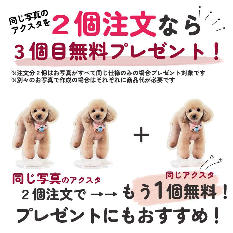 アクリルスタンド 15cm [3個目無料/送料無料] フォトスタンド アクスタ 子供 オリジナル 名入れ 敬老の日 七五三 結婚祝い 還暦祝い 長寿祝 誕生日 出産祝い Lサイズ 150mm 15センチ