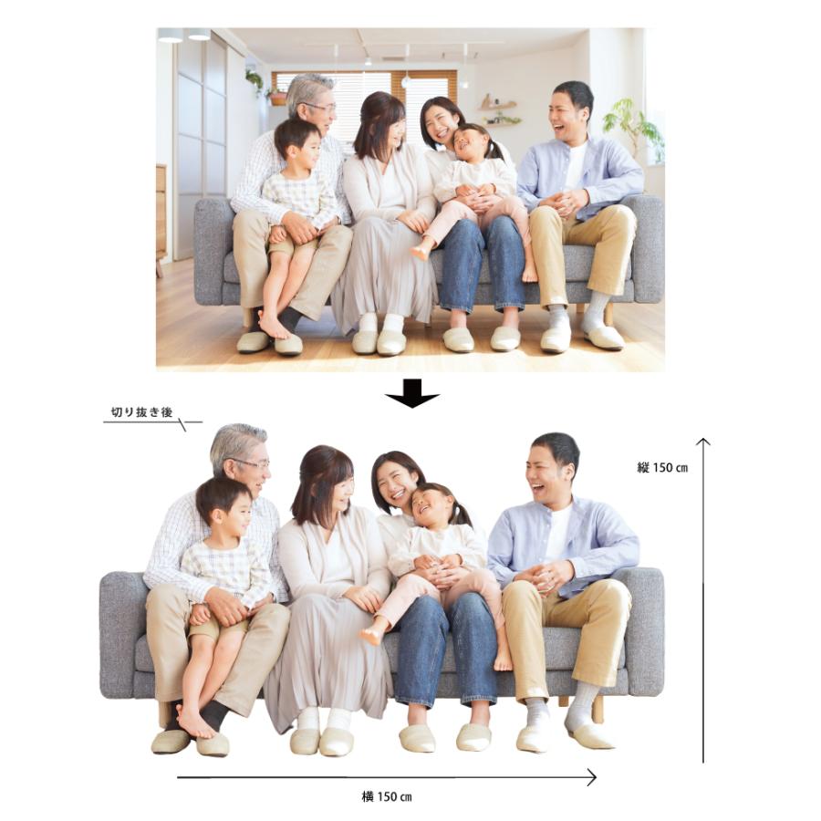 アクリルスタンド 15cm [3個目無料/送料無料] フォトスタンド アクスタ 子供 オリジナル 名入れ 敬老の日 七五三 結婚祝い 還暦祝い 長寿祝 誕生日 出産祝い Lサイズ 150mm 15センチ