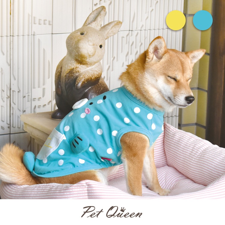 22年春夏新商品 ふぐちゃん クール加工 防蚊加工 Brand Petqueen 犬服などペット服とペット用品の販売ペットクイーン
