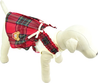2025年秋冬新商品】くまチェックワンピ | BRAND,PetQueen | 犬服など