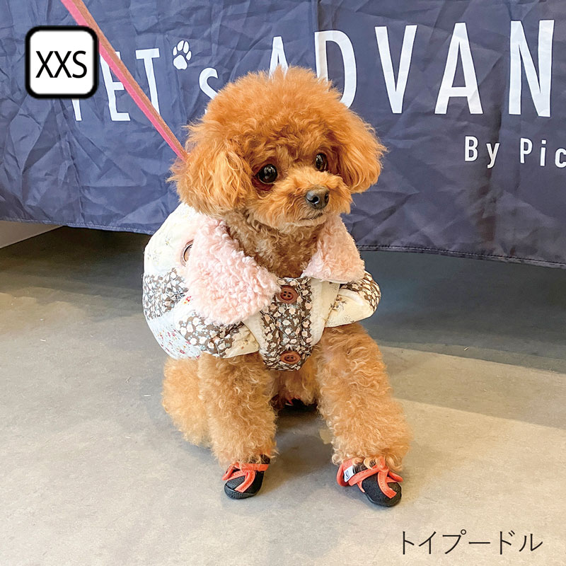 小型犬用　靴　XXS 4足セット　防災　散歩　登山 New Size】【新発売】いぬたび XXSサイズ「室内用」4個入り [PADT-OR-A