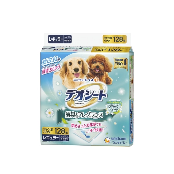 ユニ・チャーム　デオシートフローラル＆グリーンの香りレギュラー１０８枚