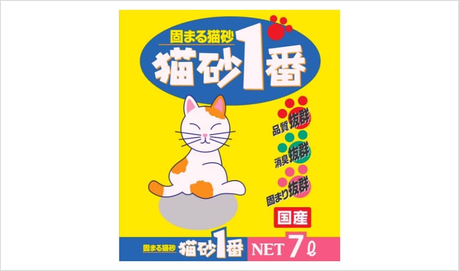 クニミネ 猫砂1番7L