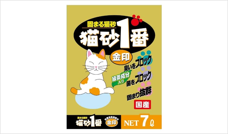 クニミネ 猫砂1番金印7L