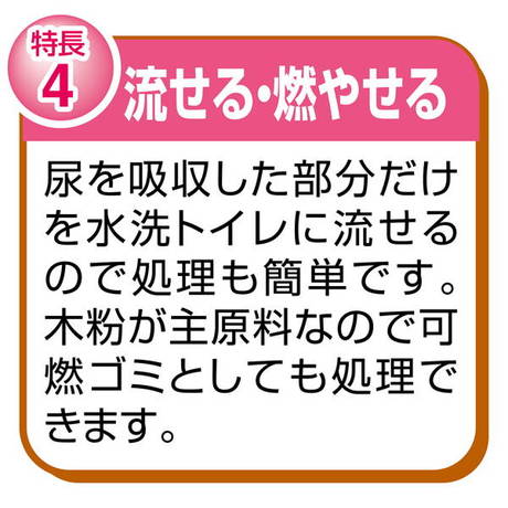 ペティオ　流せる固まる木の猫砂　１０Ｌ