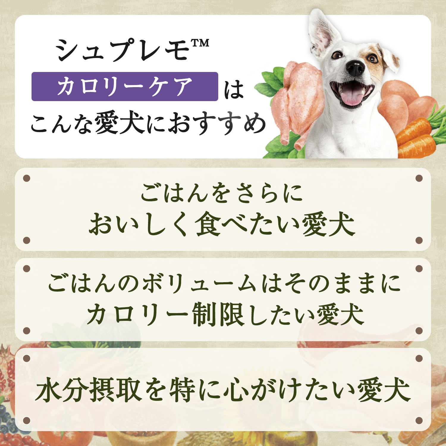 ニュートロ シュプレモ カロリーケア チキン 成犬用 トレイ 100g