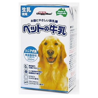 ドギーマン ペットの牛乳 シニア犬用 250ml おやつ 飲料水 ミルク 老犬向け介護用品 ドッグフード ペット用品通販のペットベリー ドギーマン ペットの牛乳 シニア犬用 250ml おやつ 飲料水 ミルク 老犬向け介護用品 ドッグフード ペット用品通販のペットベリー