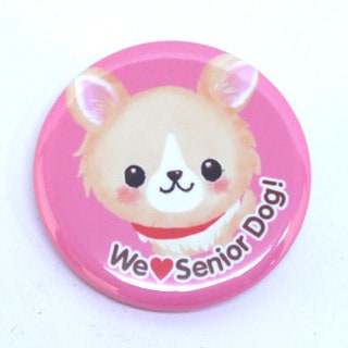 わんちゃんわんわんねこにゃんにゃん 缶バッジ チワワ・ジャップ・Jr