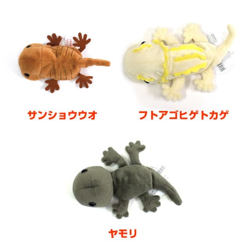 リトルビーンズ Reptiles/Little Beans ぬいぐるみ トカゲ カメレオン