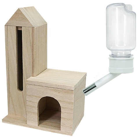 ハムちゃんのとなりで水飲み」と「クリーンボトル70」のセット/ハウス