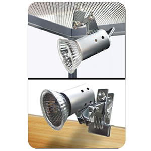 クリップスタンド マイクロン・マイクロサン53W 灯具＆ランプセット