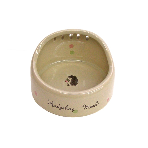 CASA ハリネズミのふやかし食器/エサ入れ 餌入れ 陶器 マルカン