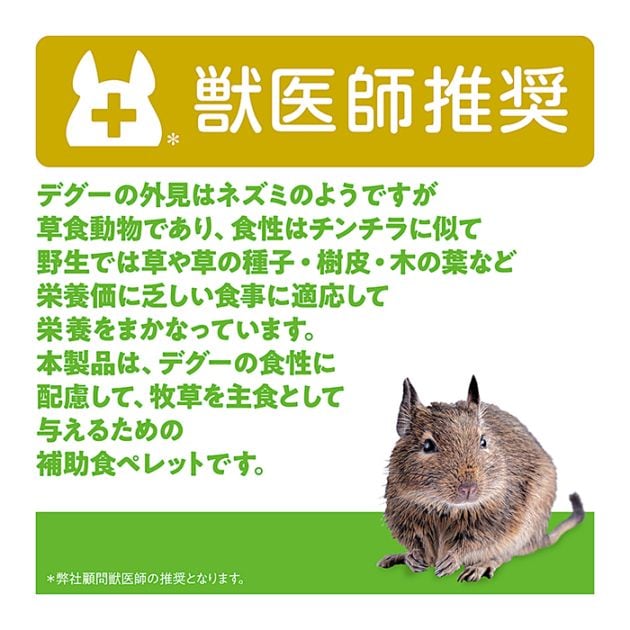デグープレミアムフード シンバイオティクスブレンド 500g/エサ