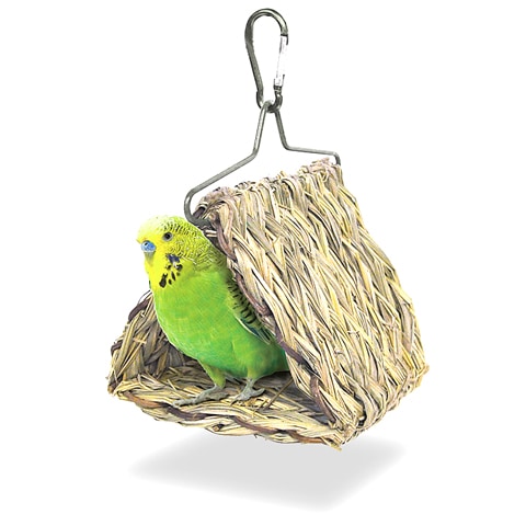 NEO側板パンチング鳥かご アクリル三角屋根 ルーバースノコ付 35