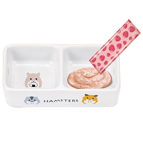 さとハムちゃんフードボウル ハムちゃんのフード付食器│マルカンの製品一覧｜ペット用品なら