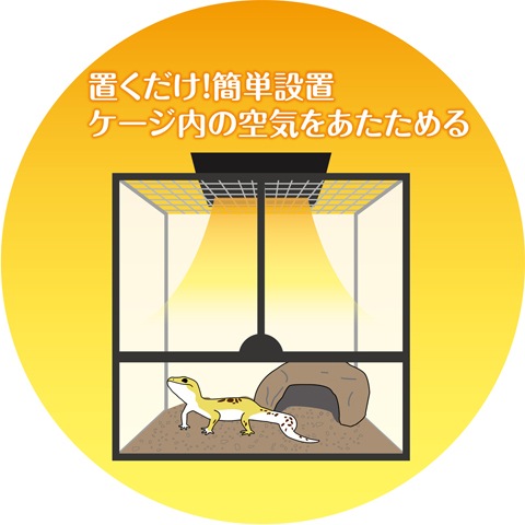 ヒーティングトップS/ヒーター 保温 暖房 爬虫類 GEX EXOTERRA 通販