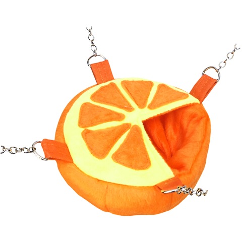 レインボー フルーツカップ/ハウス 隠れ家 寝床 お家 吊り下げ