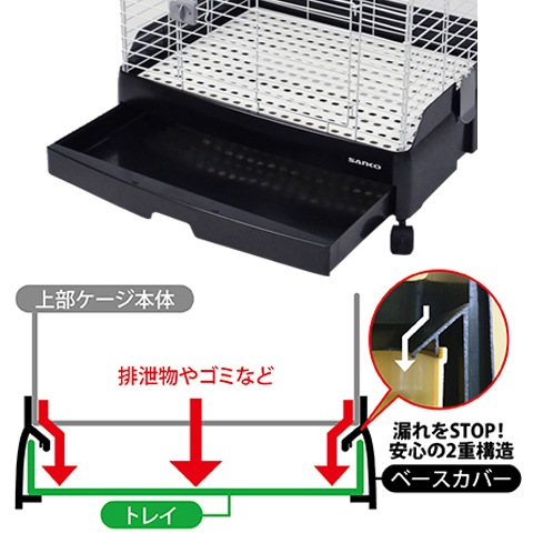 イージーホームEVO 60【一度のご注文で2個まで】/ケージ ウサギ