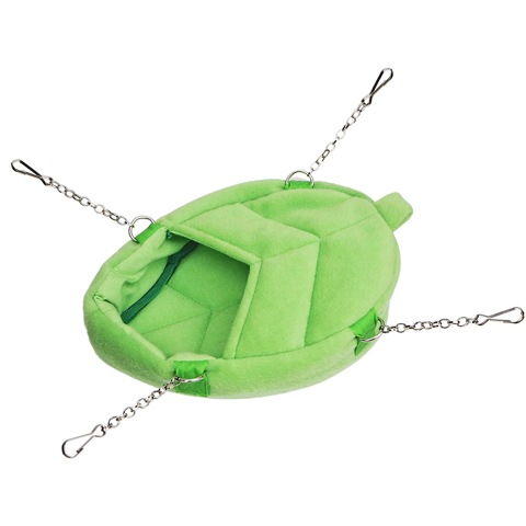 レインボー 葉っぱのおうち/ハウス 寝床 ベッド ボア ハンモック