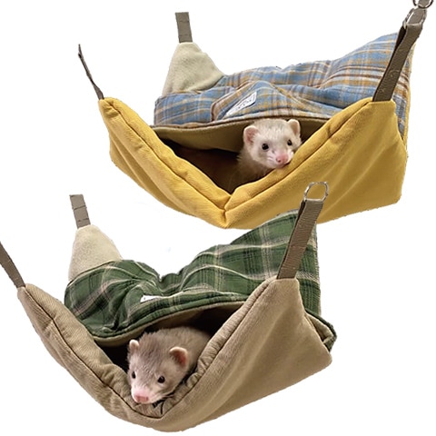 ラスト品　フェレットハンモック　小動物ハンモック　秋冬用 楽天市場】フェレット ハンモック 大きい 猫 チンチラ 小動物