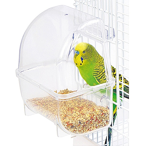 SANKO 中型 鳥かご 餌入れ付き 小鳥の快適フィーダー/フードフィーダー 食器 エサ入れ 小鳥 インコ