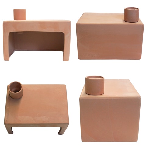 テラシェルターM/隠れ家 ハウス テラコッタ 爬虫類 トカゲ カメ