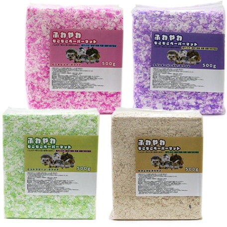 ふわやわもこもこペーパーマット/床材 敷材 巣材 パルプ ハムスター